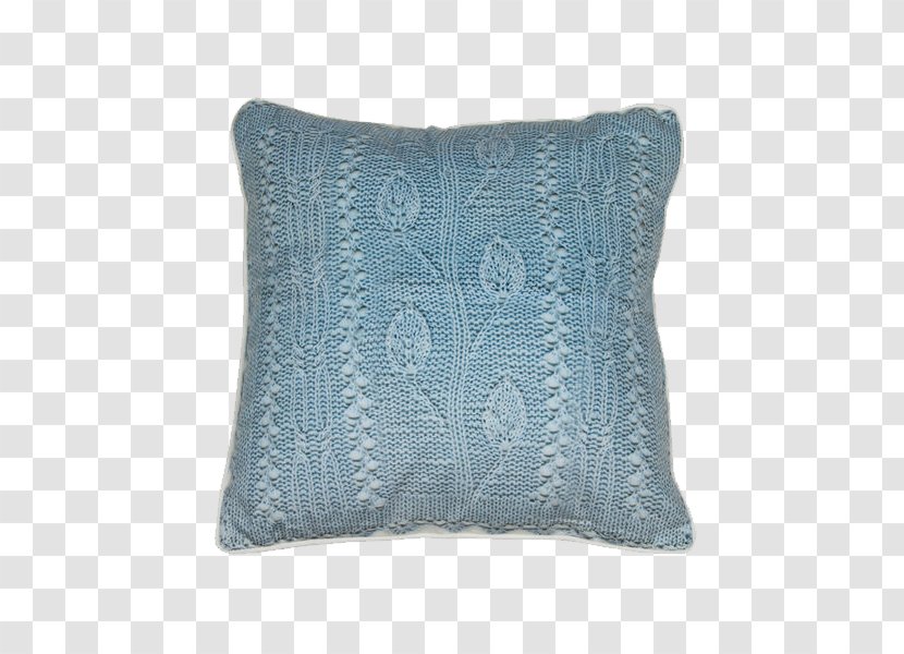 Throw Pillows Cushion Textile Blue - Pillow Transparent PNG
