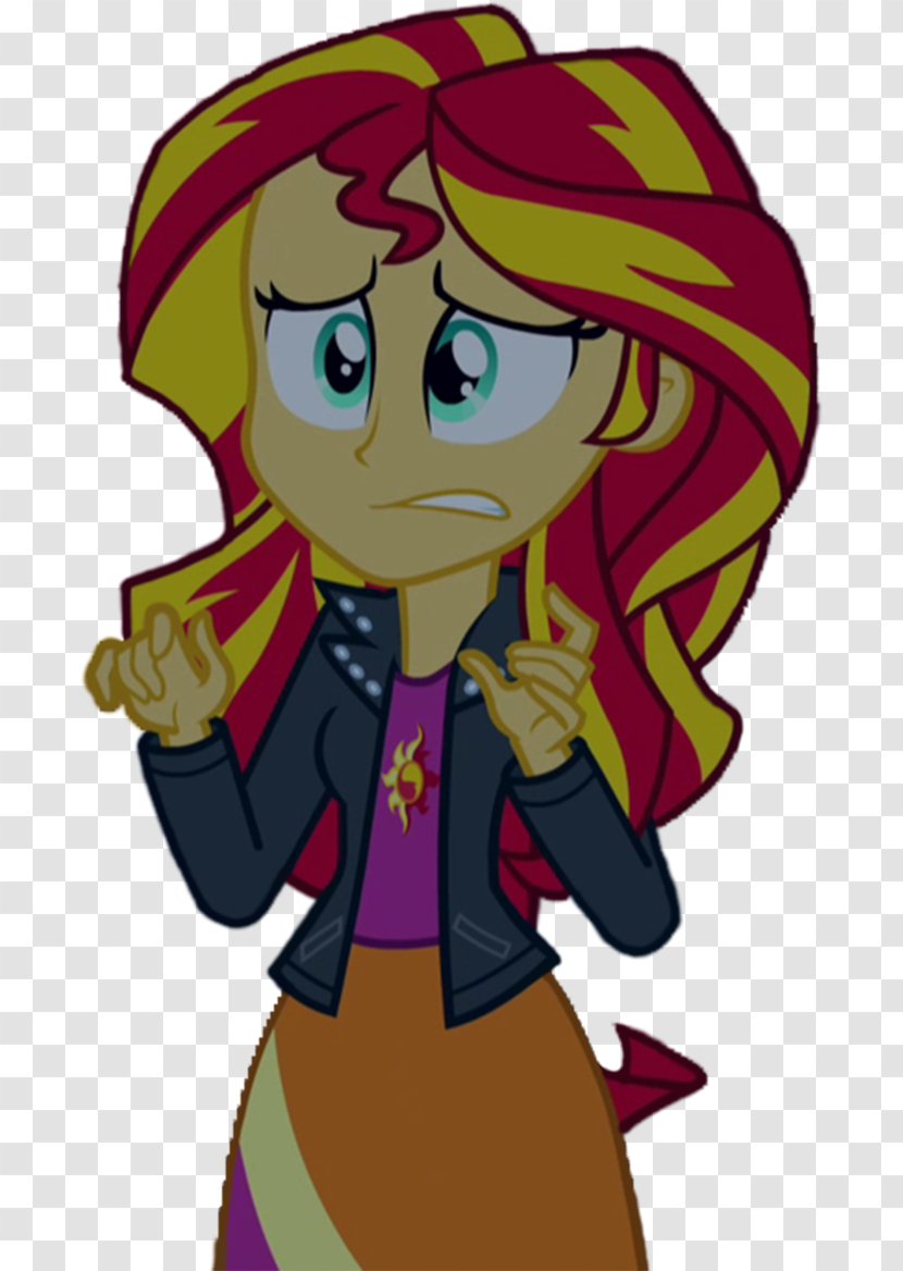 Sunset Shimmer Applejack Twilight Sparkle Rarity Fluttershy - Magenta Transparent PNG