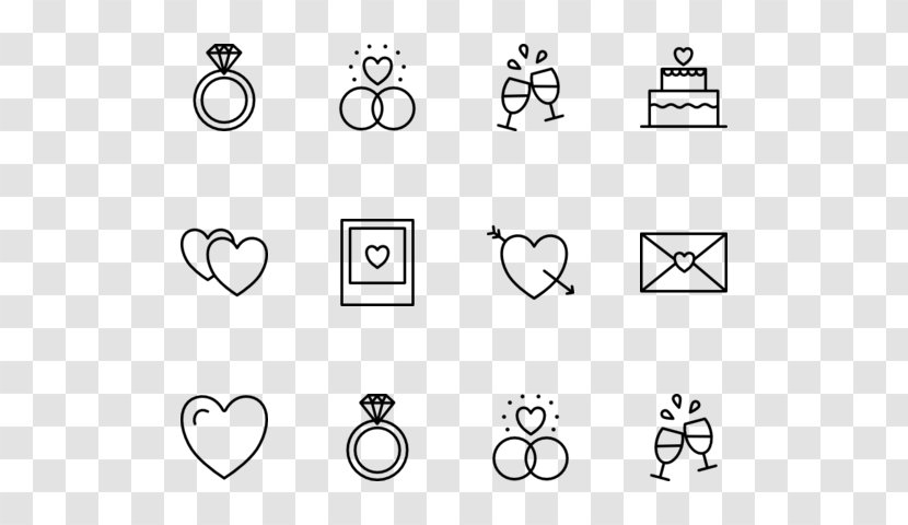 Clip Art - Wedding - Pack Transparent PNG