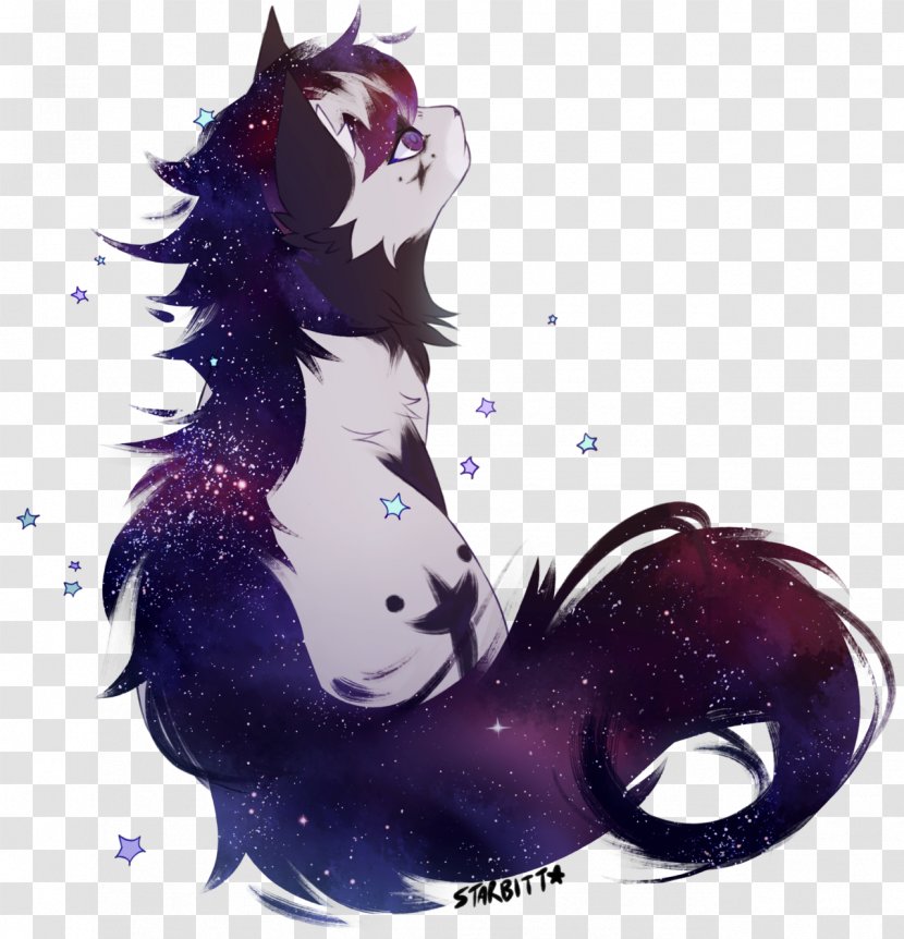 Cat Tiger Horse Drawing Galaxy - Painting - Watercolor Animals Transparent PNG