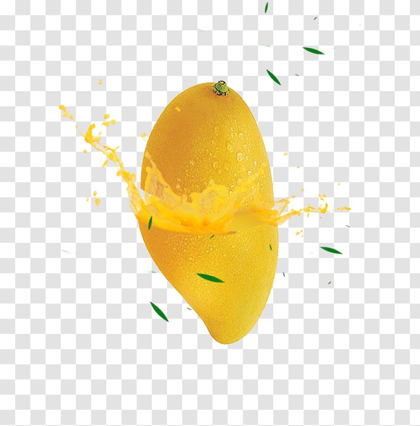 Lemon Orange Peel Citric Acid Yellow - Hainan Mango Merchants Poster Transparent PNG