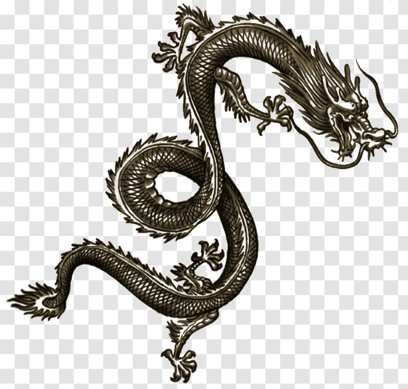 Sleeping Dogs Tattoo Artist Chinese Dragon - Ambigram Transparent PNG