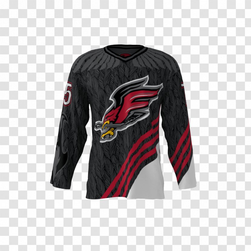 T-shirt Sleeve Hockey Jersey Sportswear - Red - Bull Transparent PNG