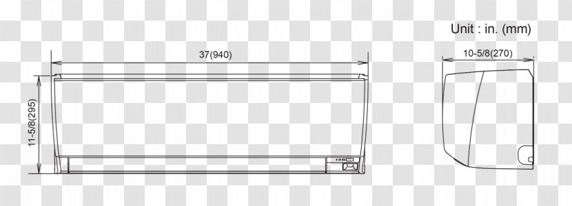 Door Handle Paper Line - Area - Low Wall Transparent PNG