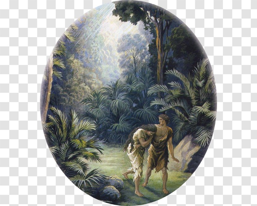 Garden Of Eden Bible Genesis Paradise Lost Adam And Eve Transparent PNG
