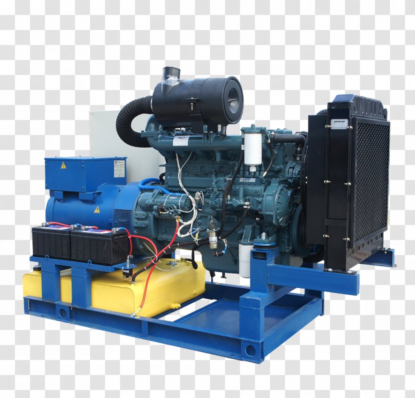 Electric Generator Diesel Engine Alternator - Business Transparent PNG