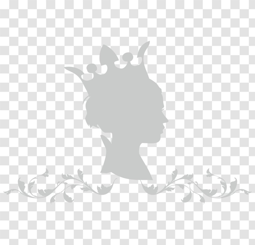 Queen Regnant Download Icon - White - Painted Material Transparent PNG