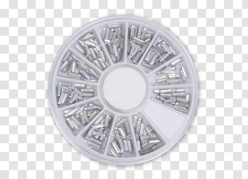 Silver Circle Wheel - Metal Nail Transparent PNG