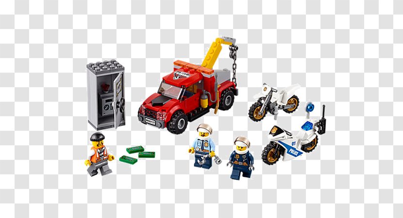 Amazon.com LEGO 60137 City Tow Truck Trouble Lego Toy - Vehicle Transparent PNG
