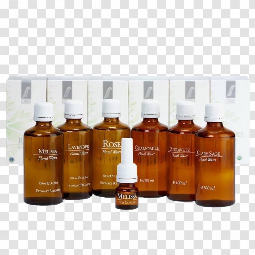 Herbal Distillate Damask Rose Oil Toner Skin Care Transparent PNG