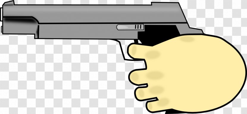Trigger Firearm Handgun Gun Barrel HTML5 Video - Finger - Hand With Pistol Transparent PNG