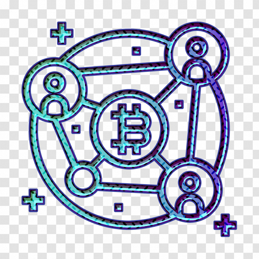 Bitcoin Icon Blockchain Icon Transparent PNG