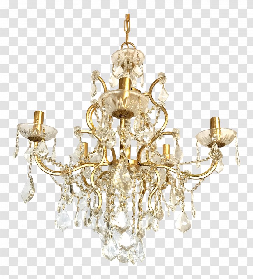 Lighting Chandelier Crystal Lamp - Maria Theresa - Light Transparent PNG