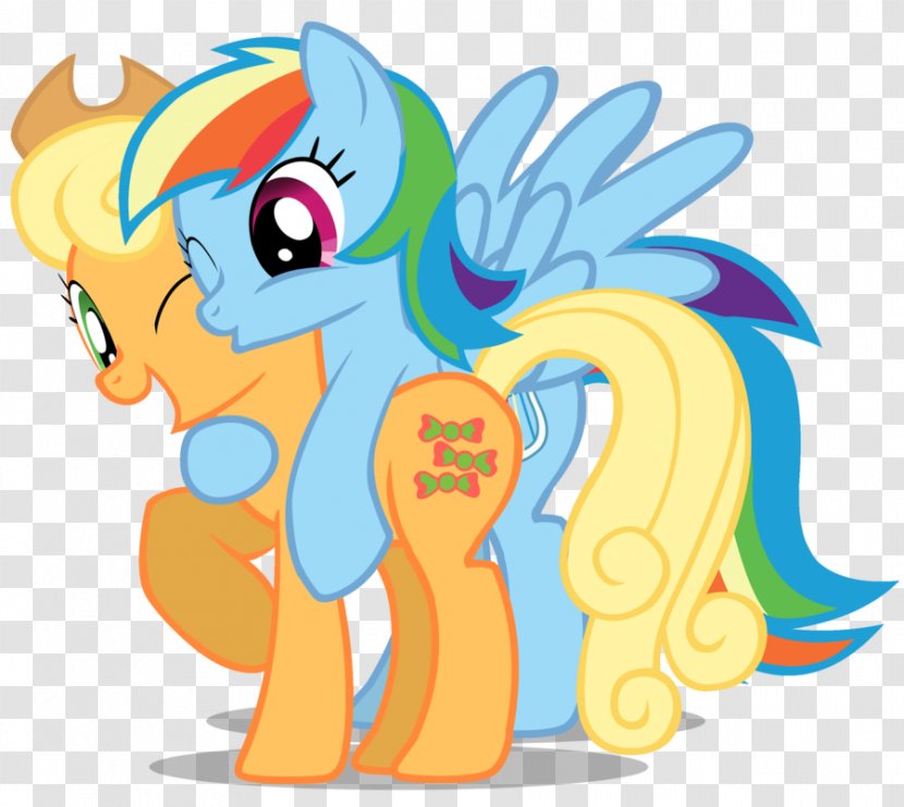 Applejack Pony Rainbow Dash Pinkie Pie - Horse Like Mammal - Apple Transparent PNG