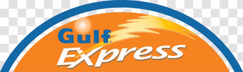 Gulf Express Logo Oil Filling Station - Missouri Transparent PNG