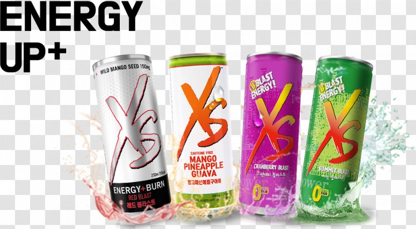 Energy Drink Juice Beverage Can XS LLC - Drinking Water Transparent PNG