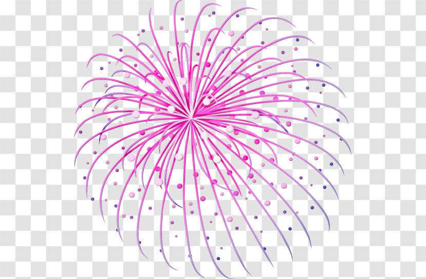 New Year Fireworks - Firecracker - Magenta Symmetry Transparent PNG