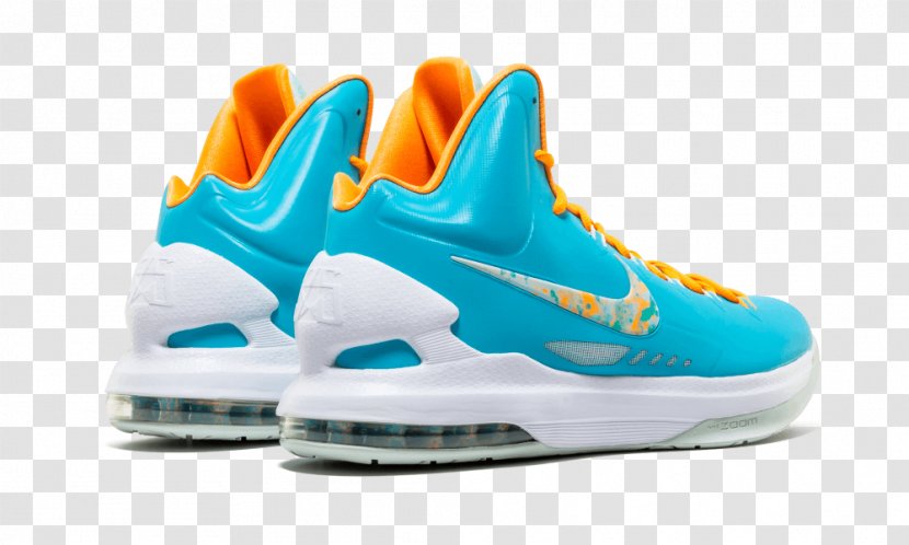 Sports Shoes Nike KD 5 Texas Basketball Shoe - Blue Transparent PNG