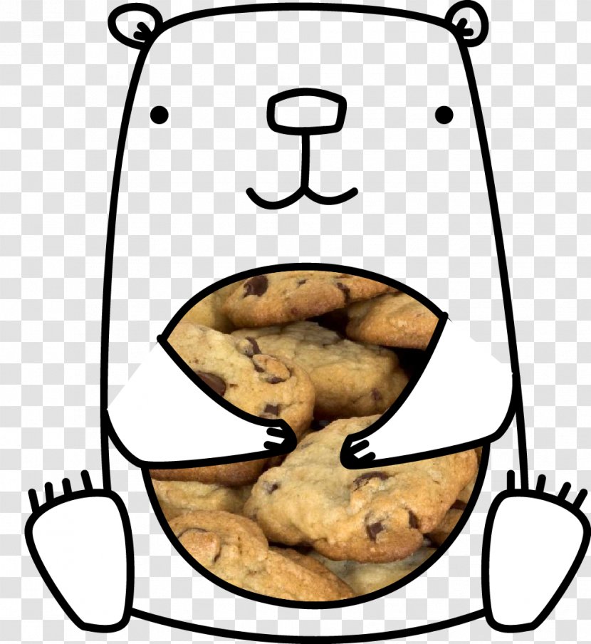 Chocolate Chip Cookie Food English Muffin Eating - Cartoon - Sugar Transparent PNG