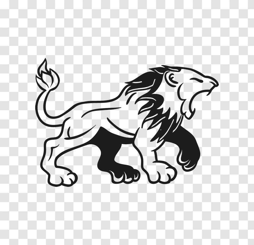 Lion Logo Decal Clip Art - Tattoo Transparent PNG