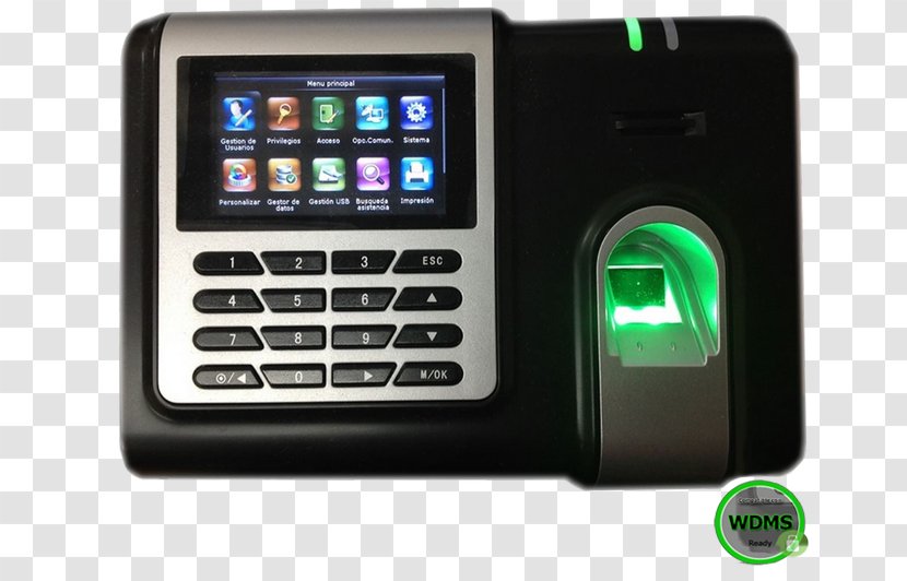 Biometrics Fingerprint Camera Zkteco Access Control - Time Attendance Clocks Transparent PNG