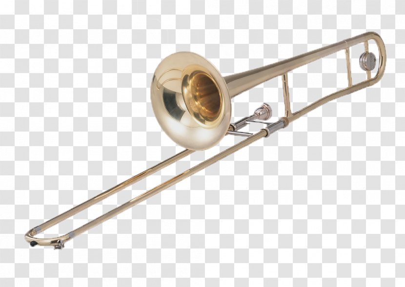 Trombone Musical Instrument - Flower Transparent PNG