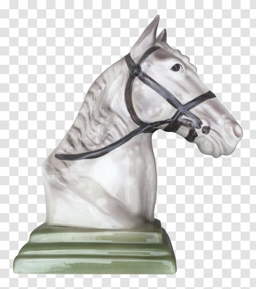 Halter Mustang Bridle Stallion Sculpture - Horse Transparent PNG