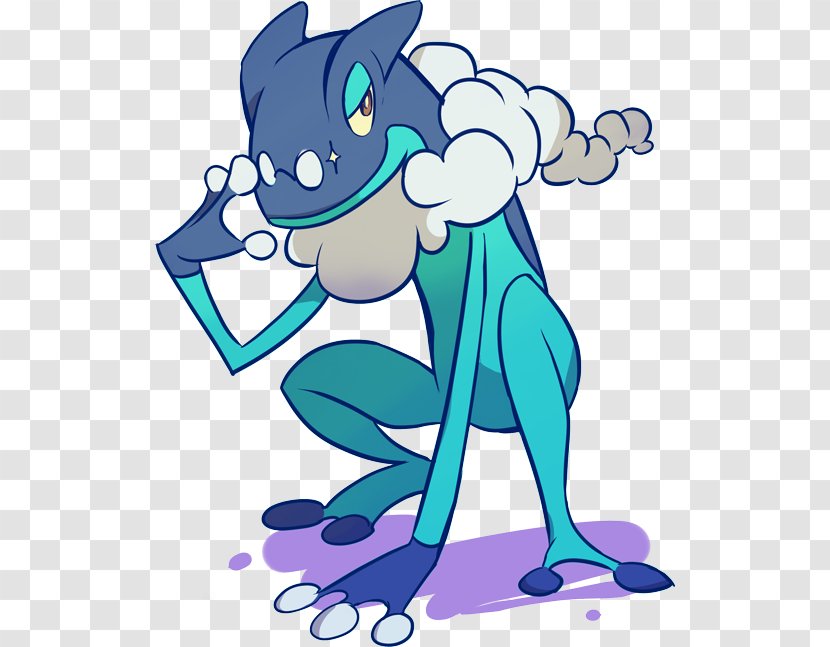 Froakie Frogadier Evolution Greninja Chespin - Tail - Megane Transparent PNG