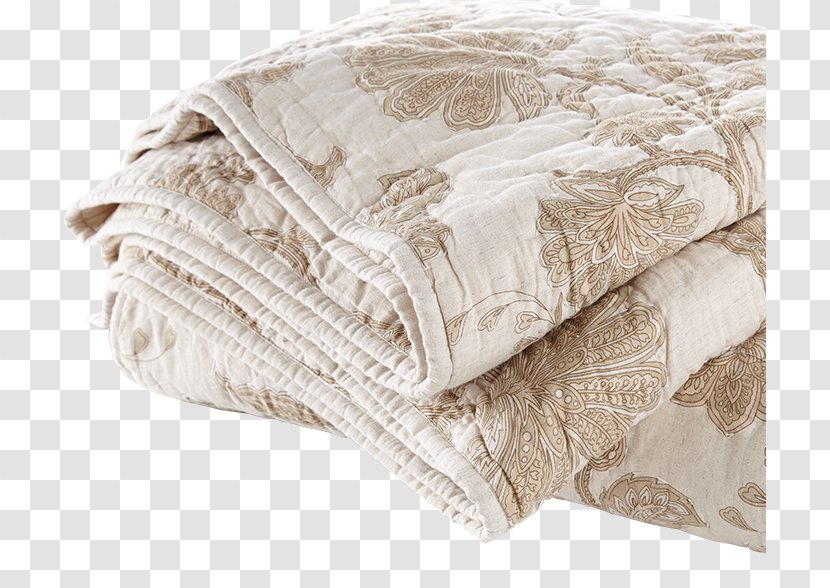 Comforter Duvet Quilt Bed Pillow - Linens - Soft Transparent PNG