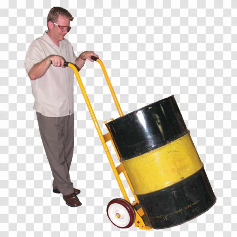 Hand Truck Drum Handler Product Material Handling - Forklift Transparent PNG