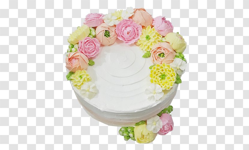 Wedding Cake Garden Roses Buttercream Decorating Torte Transparent PNG