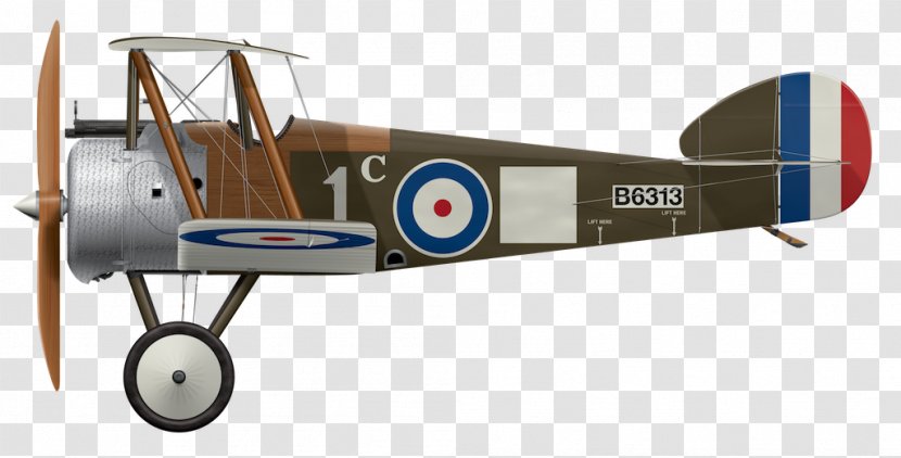 Sopwith Camel Pup Aviation In World War I Airplane First - Monoplane Transparent PNG