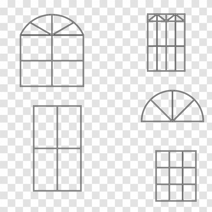 Window Square Shape Pattern - Structure - Simple Frame Material Transparent PNG