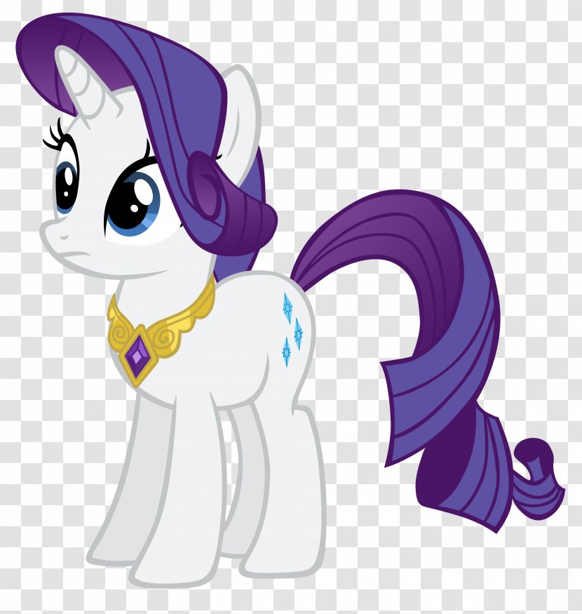 Rarity Pony Twilight Sparkle Rainbow Dash Applejack - Tail - Unicorn Face Transparent PNG