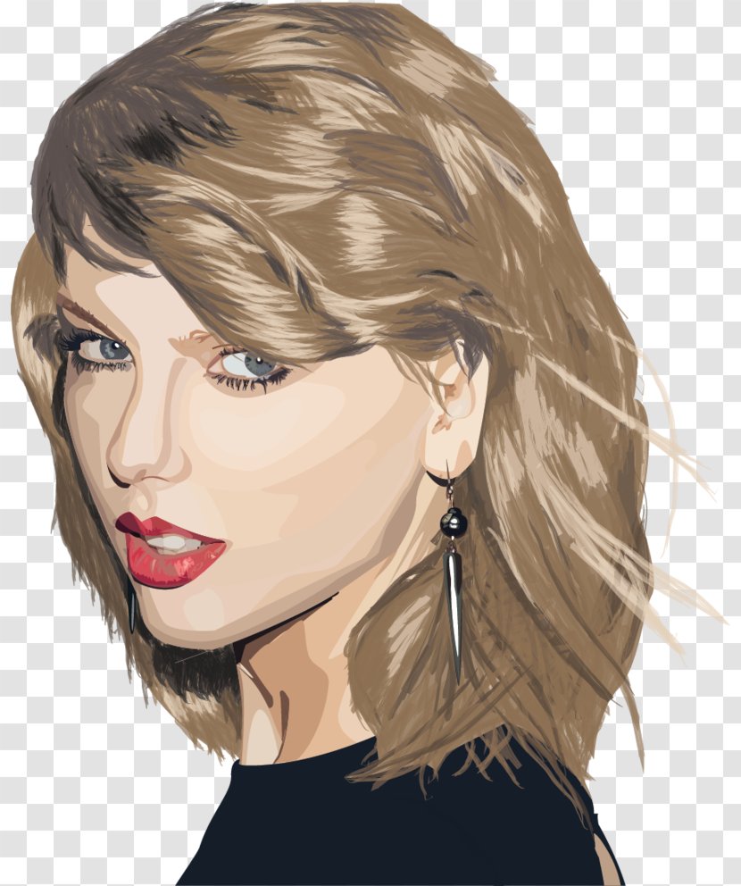 Taylor Swift Portrait Pop Art Digital - Frame Transparent PNG