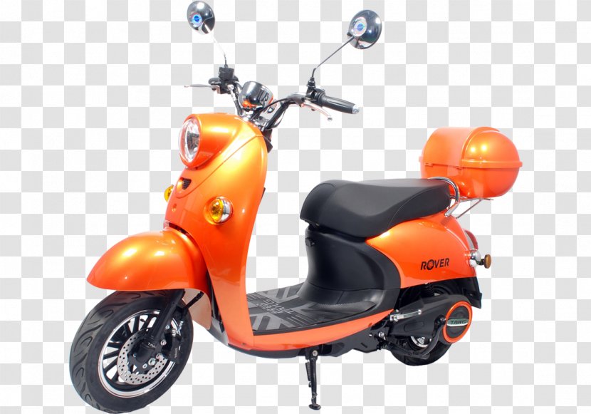 Motorized Scooter Electric Motorcycles And Scooters Rover Company Vehicle - Bicycle Transparent PNG