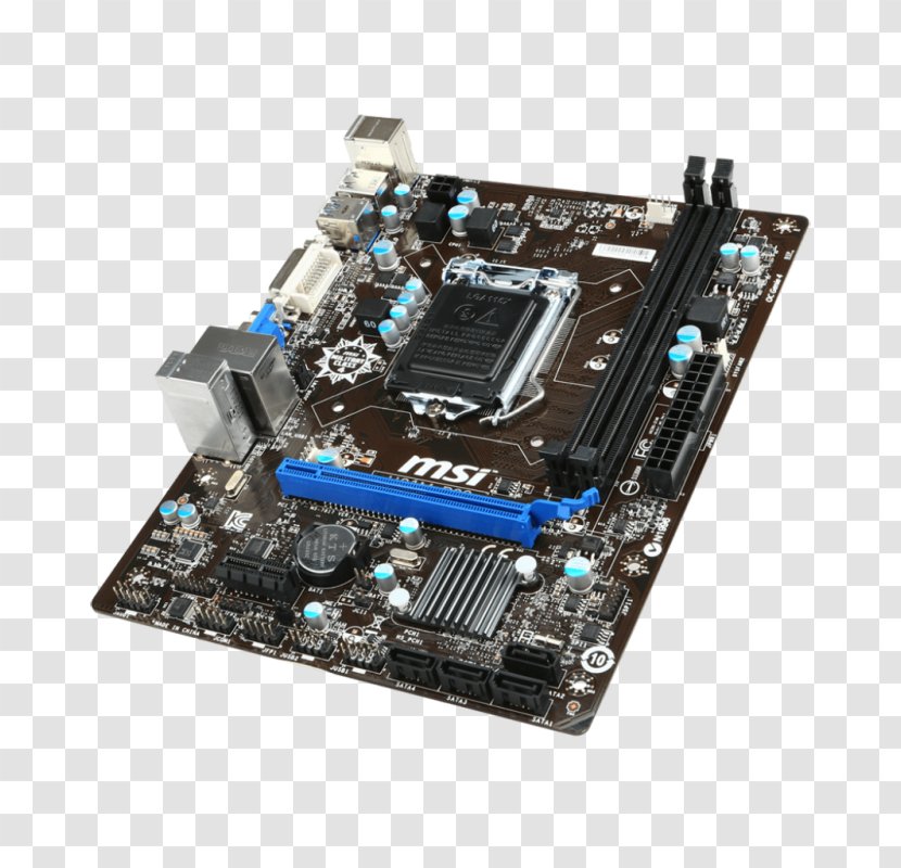 Intel LGA 1150 Motherboard MSI H81M-P33 H81M-E33 - Electronic Engineering Transparent PNG