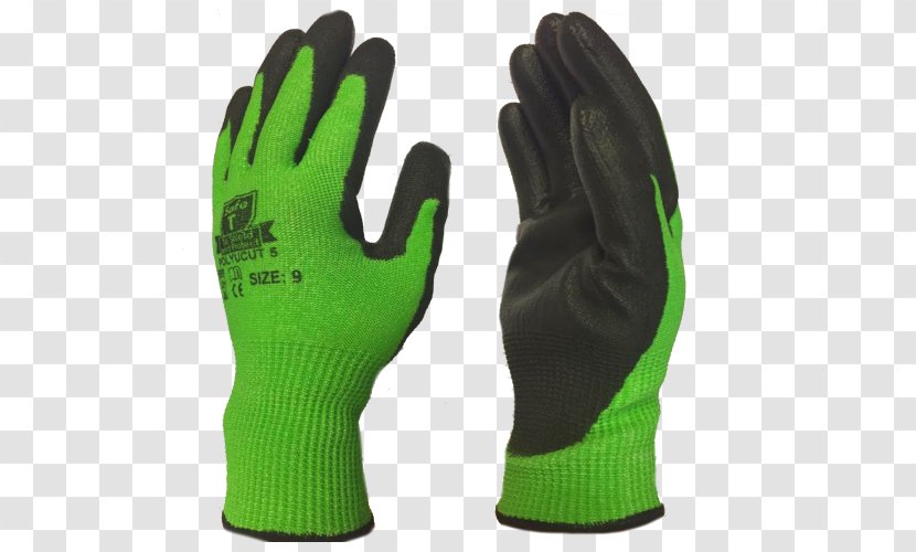 Cut-resistant Gloves Latex Green Polyurethane - Nitrile - Traffic Light Transparent PNG