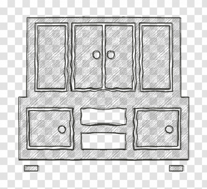 House Things Icon Kitchen Icon Dining Room Furniture To Storage Objects Icon Transparent PNG