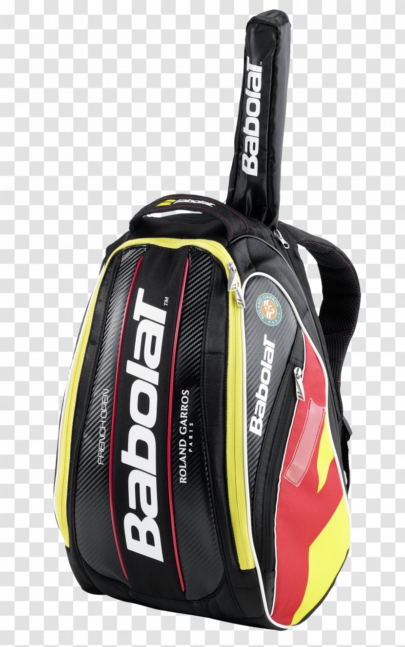 French Open Backpack Babolat Tennis Racket Transparent PNG