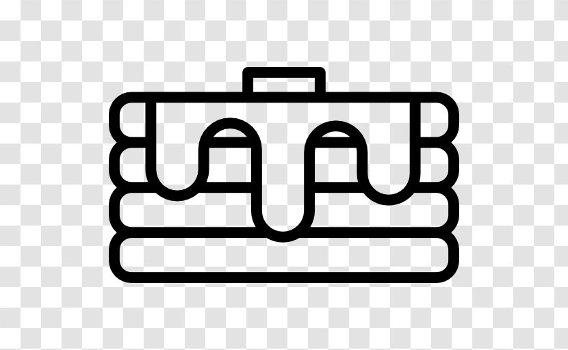 Hot Cakes - Black And White - Symbol Transparent PNG