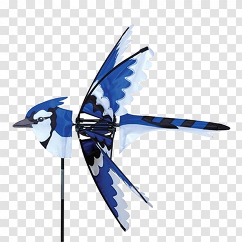 Blue Jay Hummingbird Wind Yard - Fly A Kite Transparent PNG