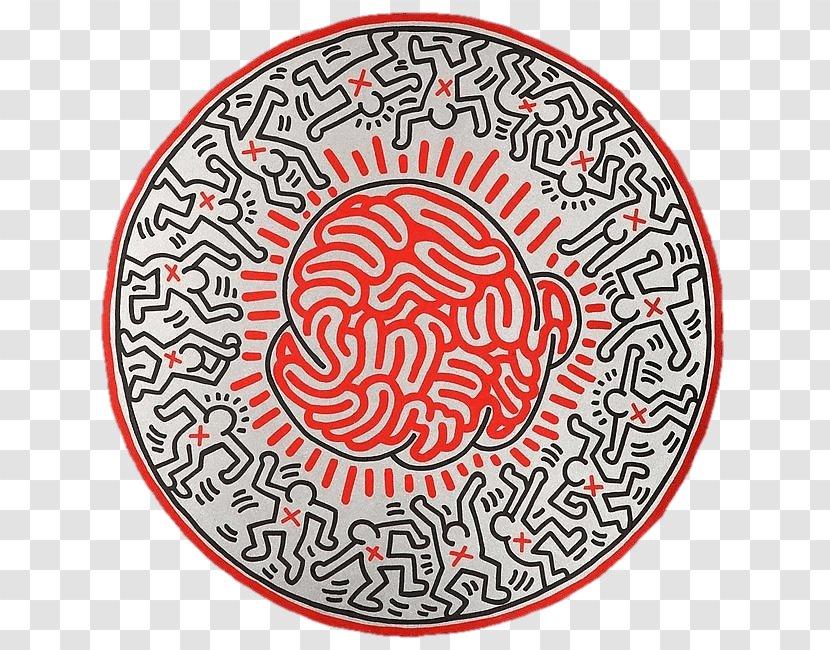Artist Painting National Museum Of Modern Art In Paris Pop - Keith Haring Transparent PNG