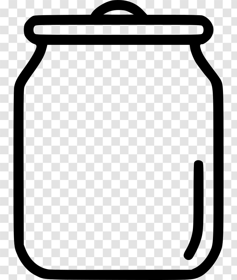 Jar - Black And White Transparent PNG