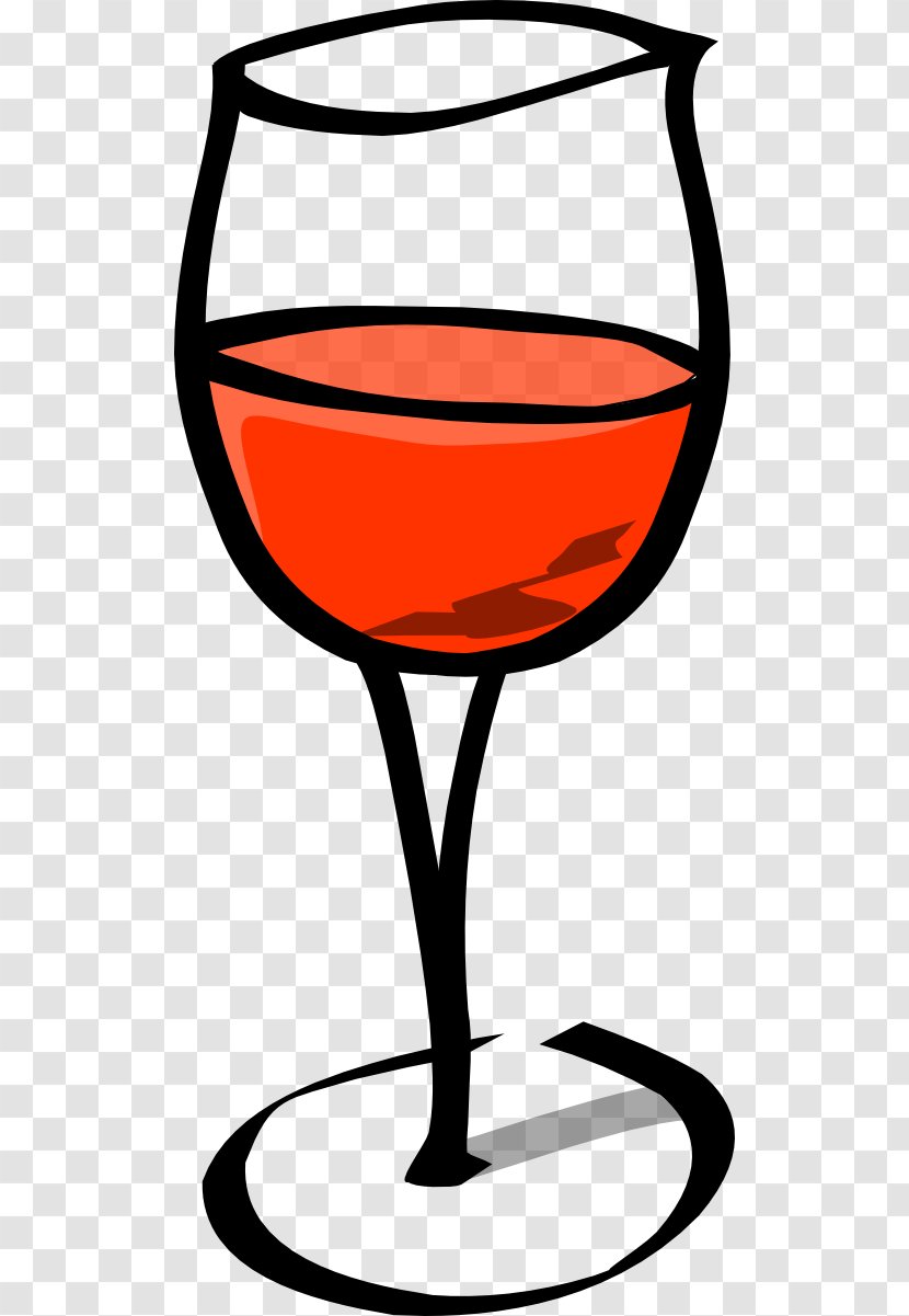 White Wine Red Glass Clip Art - Line - Free Clipart Transparent PNG