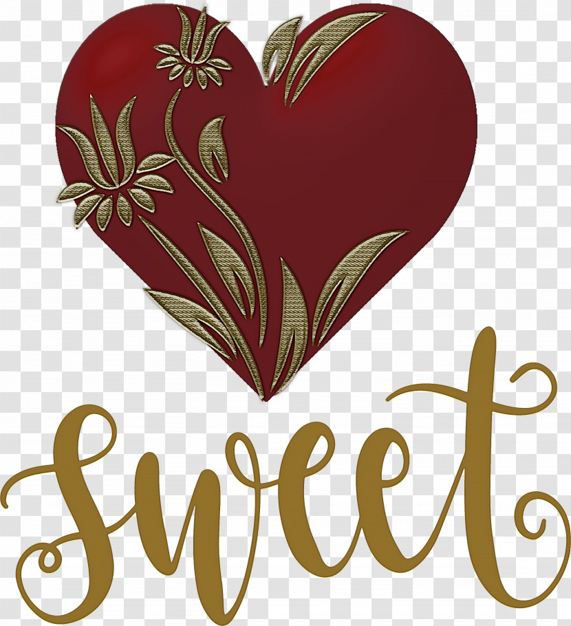 Be Sweet Valentines Day Heart Transparent PNG