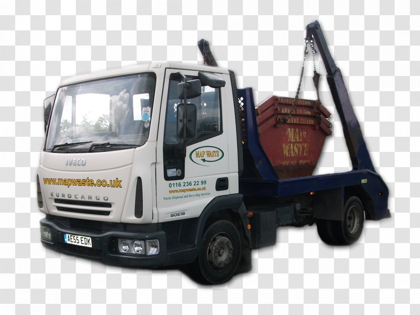 Commercial Vehicle Waste Management Skip Truck - Cargo - Garbage Disposal Transparent PNG
