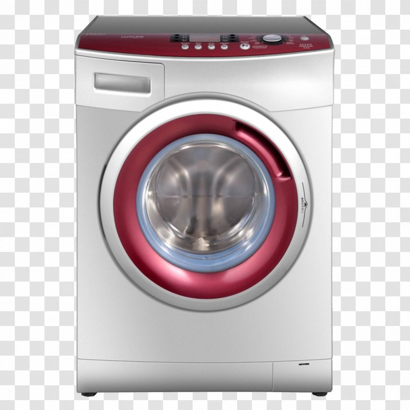 Haier Washing Machine Home Appliance Major Laundry - Tap - Decorative Design Material Free To Pull Transparent PNG