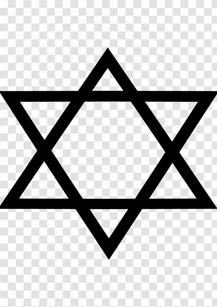 Star Of David Judaism Synagogue Jewish Symbolism - Triangle Transparent PNG