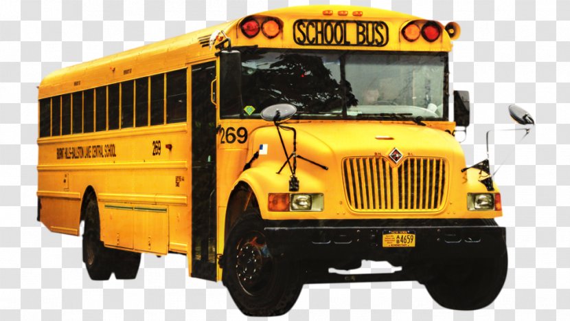 School Bus Cartoon - Public Transport - Commercial Vehicle Transparent PNG